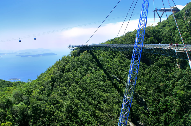 پل آسمان لنکاوی یا "Langkawi Sky Bridge"